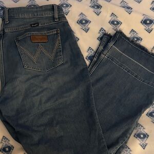 Wrangler Women's Retro Mae Released Hem Brianna Trouser Jean